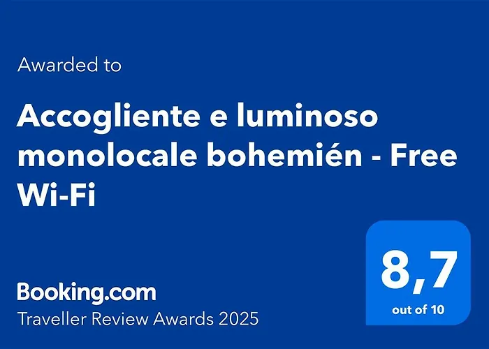 Апартаменты Accogliente E Luminoso Monolocale Bohemien - Free Wi-fi